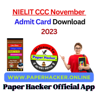  CCC Admit Card November 2023